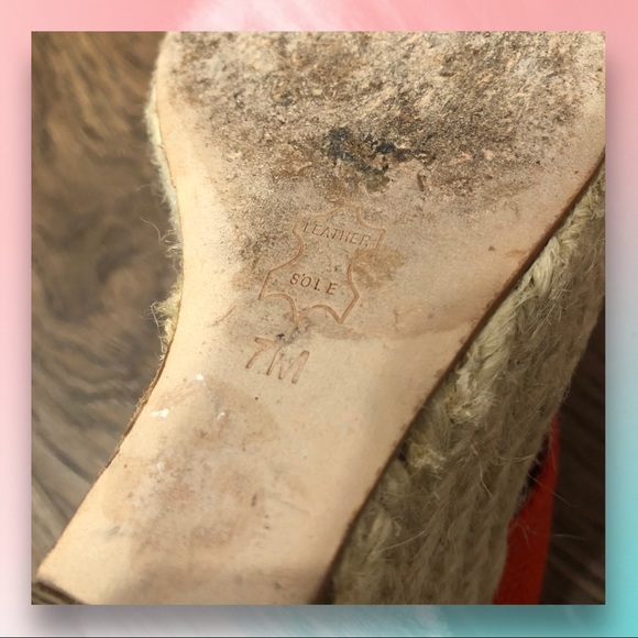 Tory Burch | Kristen Espadrille Wedge Sandal Sz 7 - Picture 9 of 9